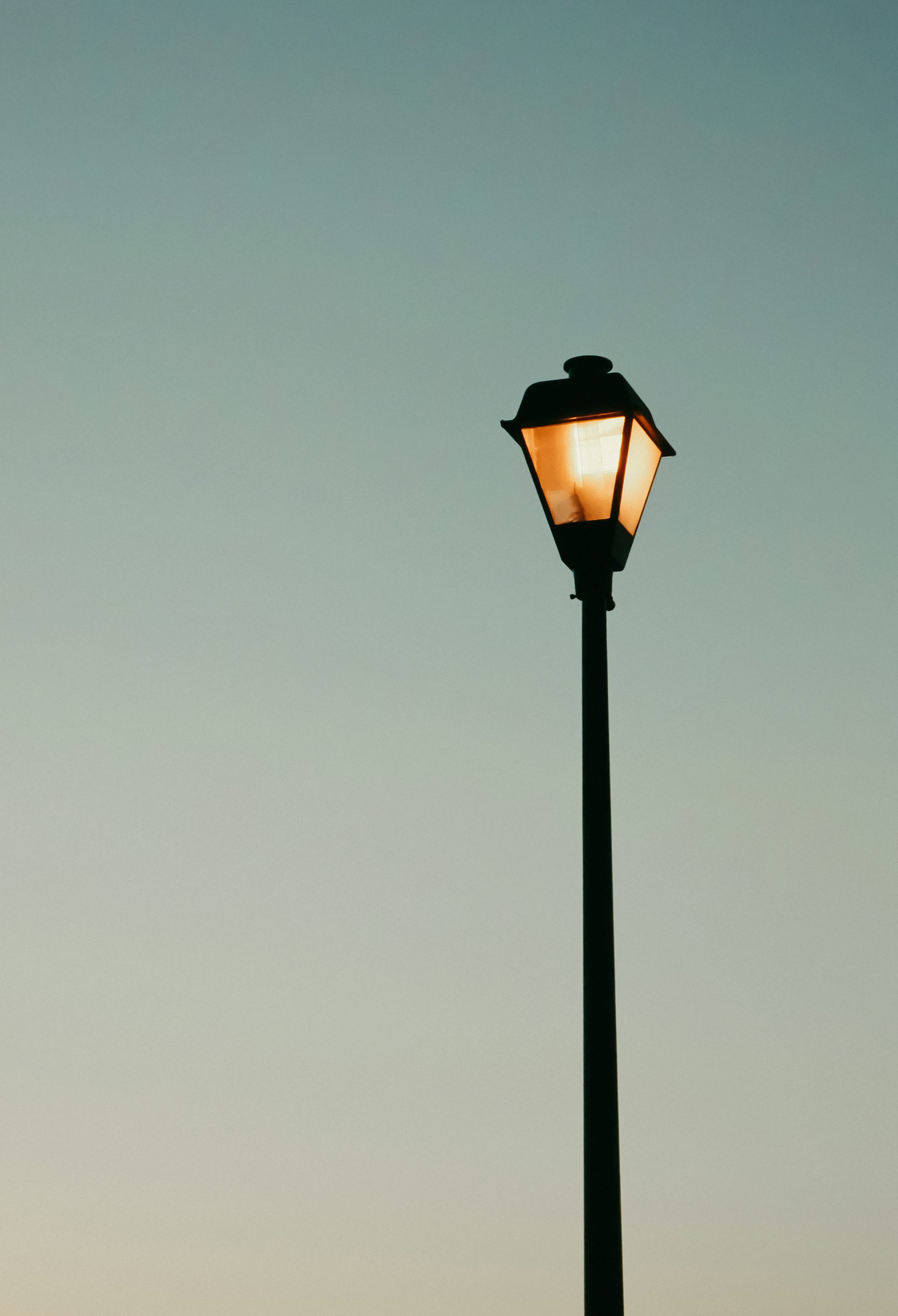 Decorative Lantern Street Light Pole